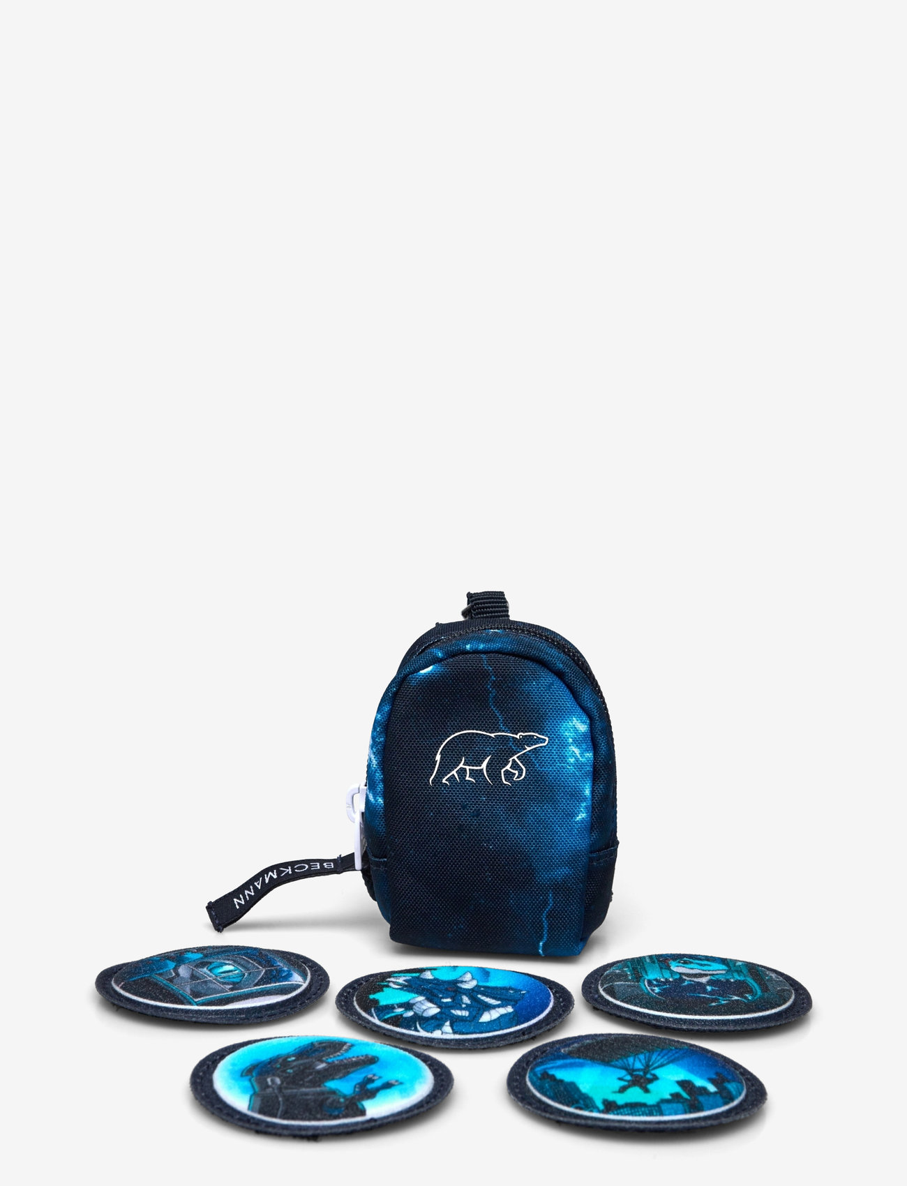 Beckmann Norway - Mini backpack with buttons, Tech Rex - skoletasker - black - 0