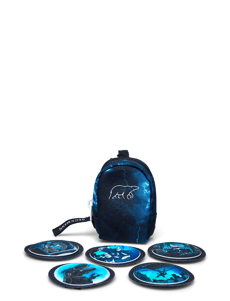 Beckmann Norway - Mini backpack with buttons, Tech Rex - skoletasker - black - 0