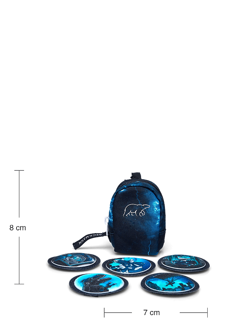 Beckmann Norway - Mini backpack with buttons, Tech Rex - skoletasker - black - 3