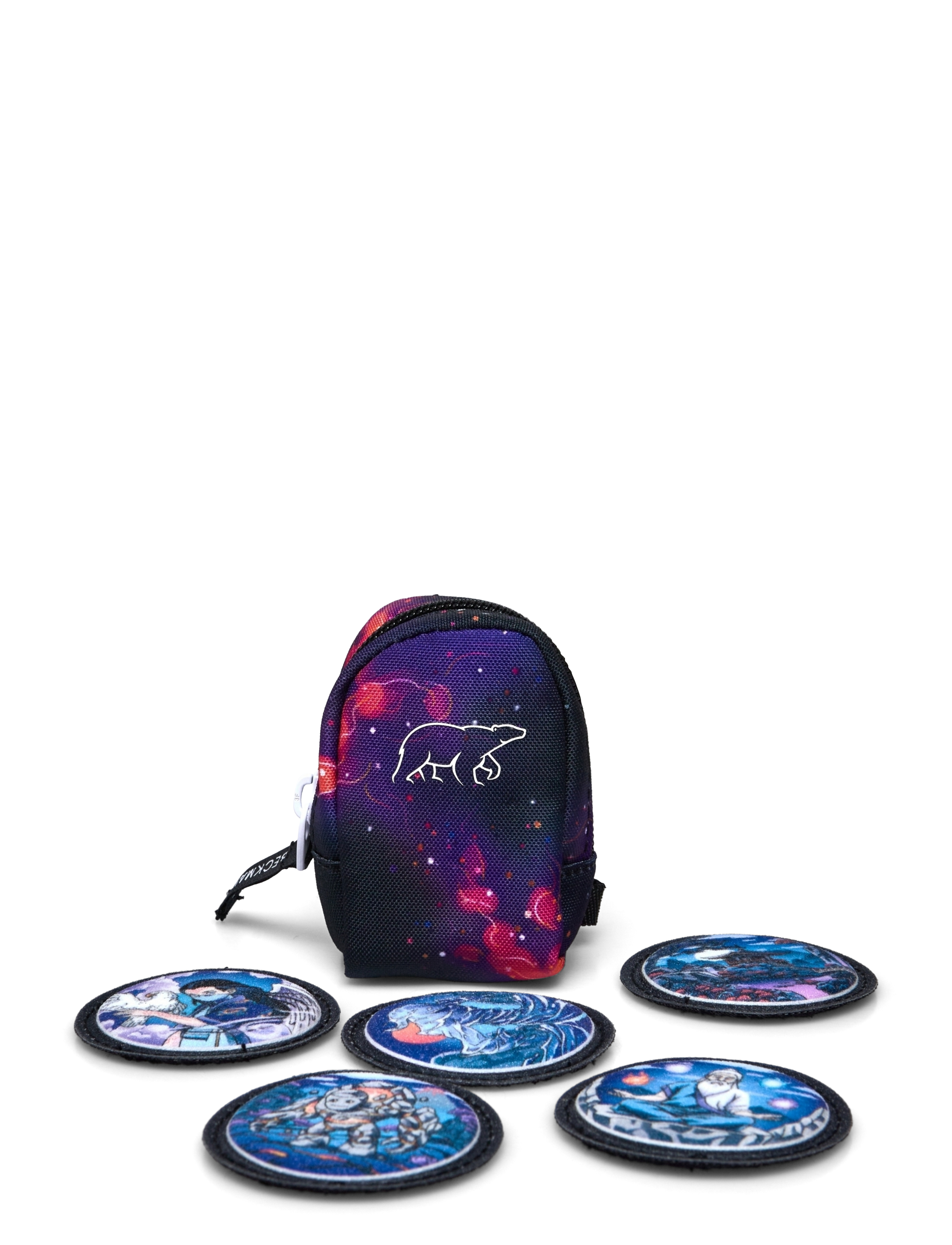 Beckmann Norway Mini Backpack With Buttons, Ninja Elements, Børn, Mini Rygsæk Med Badges, Multi/mønstret, Str: ONE SIZE