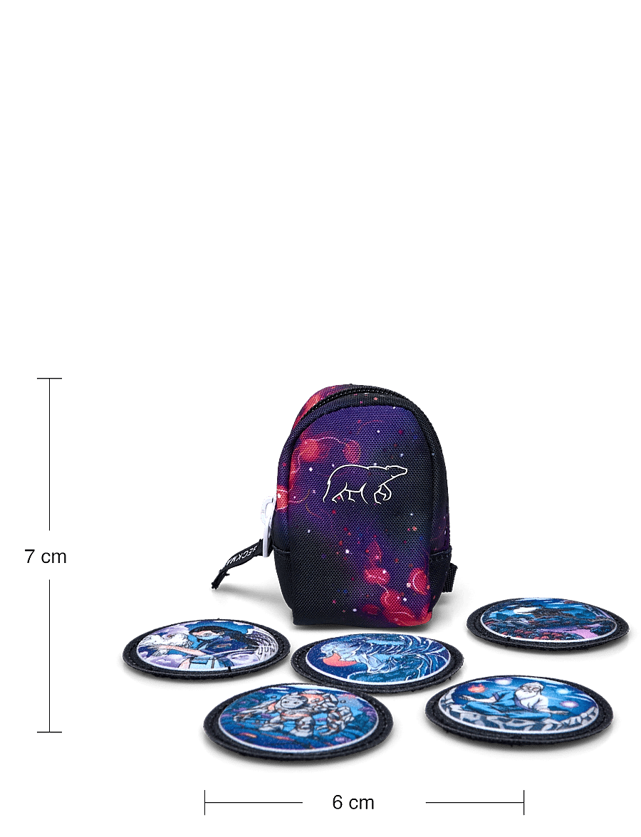 Beckmann Norway - Mini backpack with buttons, Ninja Elements - school bags - black - 3