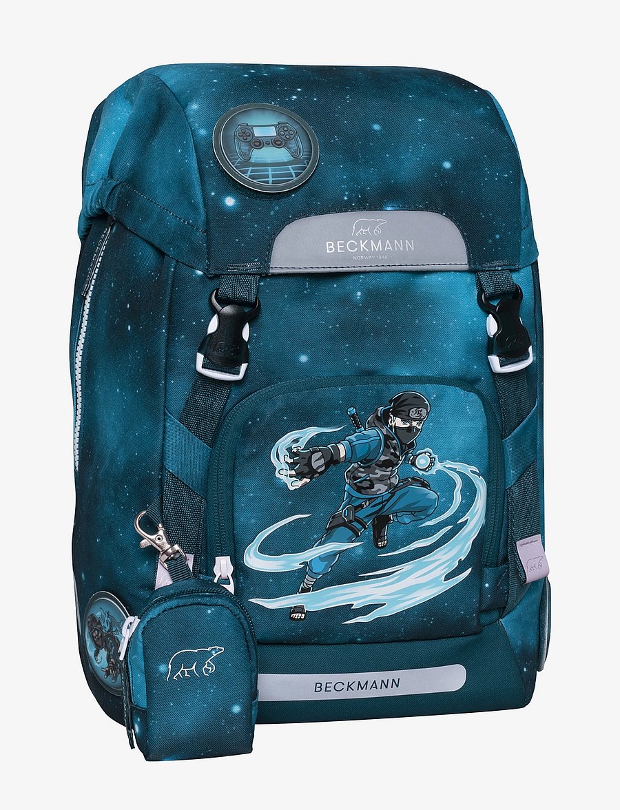 Beckmann Norway - Classic 22L - Ninja Master - skoletasker - green - 4