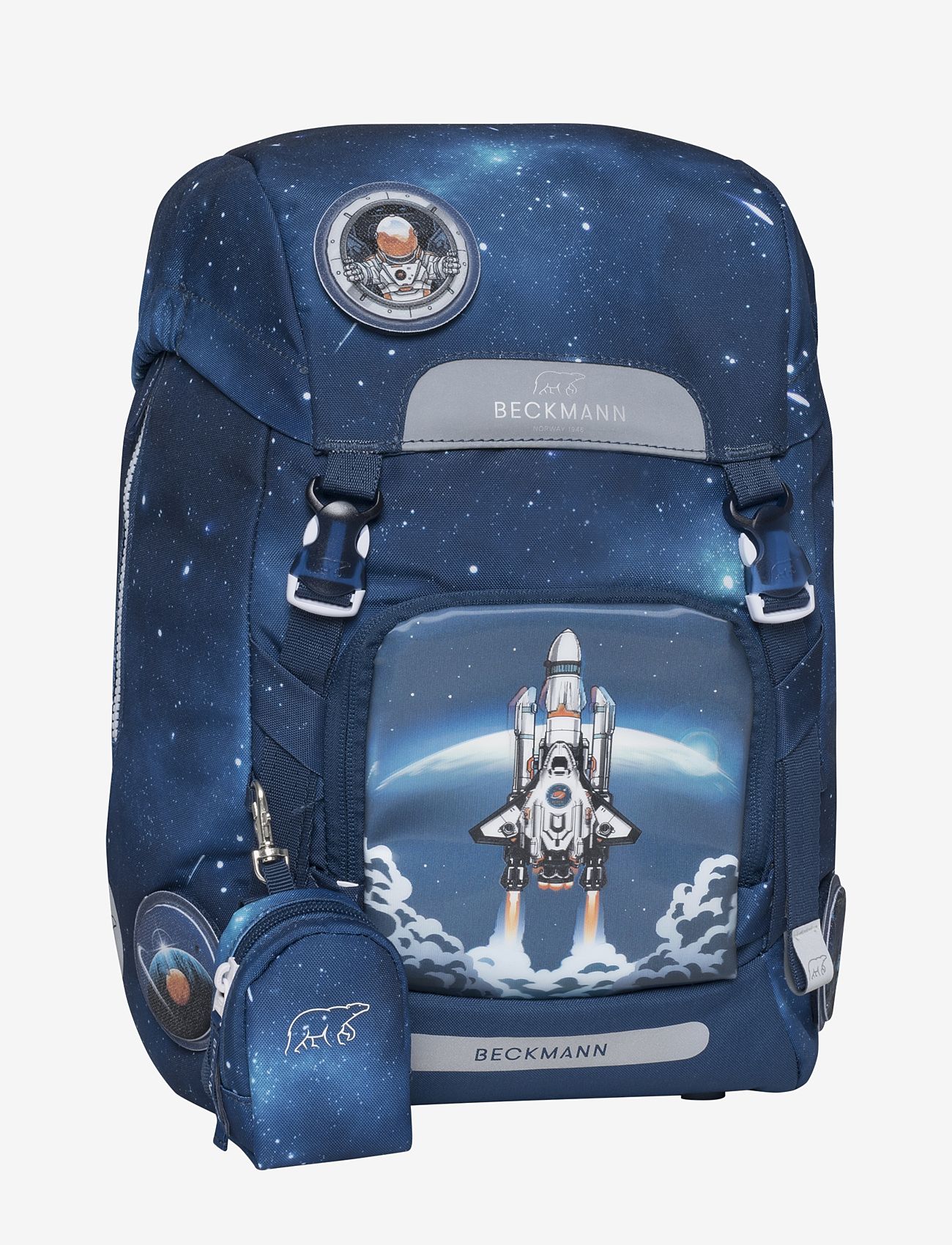 Beckmann Norway - Classic 22L - Space Mission - skoletasker - blue - 1