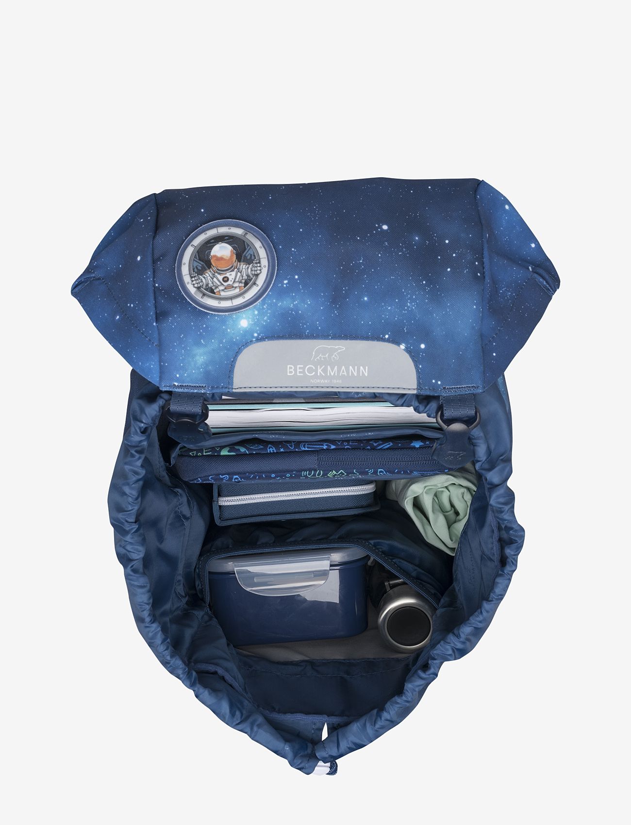 Beckmann Norway - Classic 22L - Space Mission - skoletasker - blue - 5