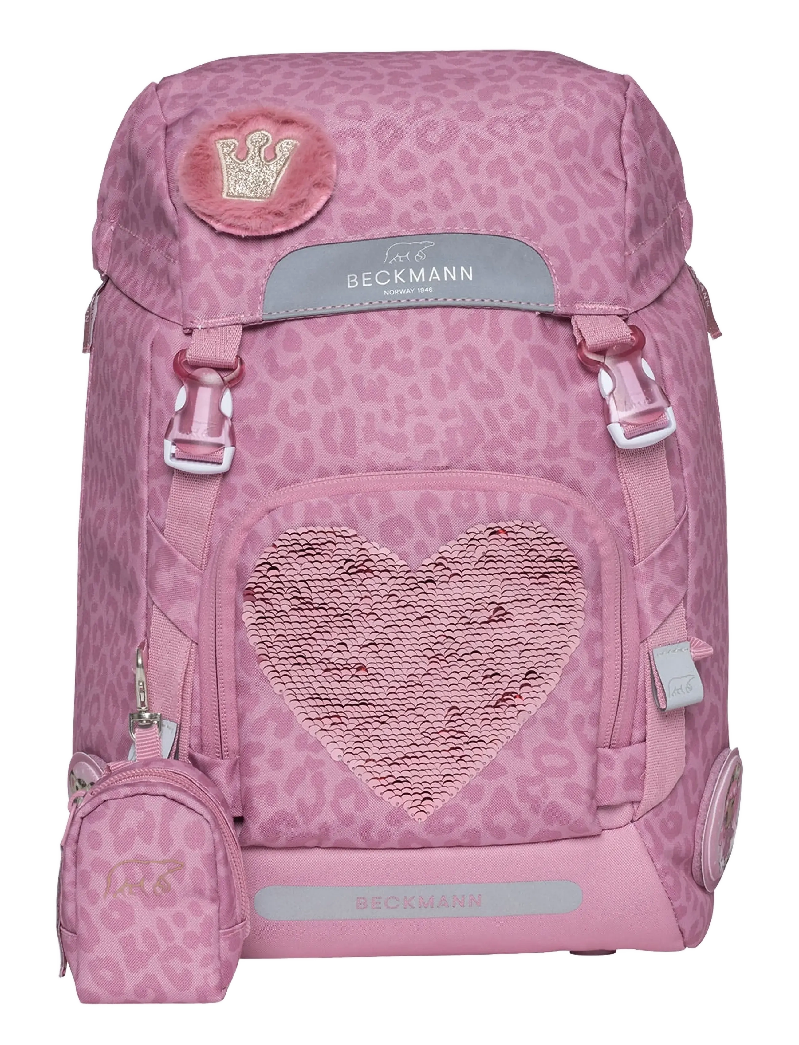 Beckmann Norway - Classic 22L - Furry - schultaschen - pink - 3