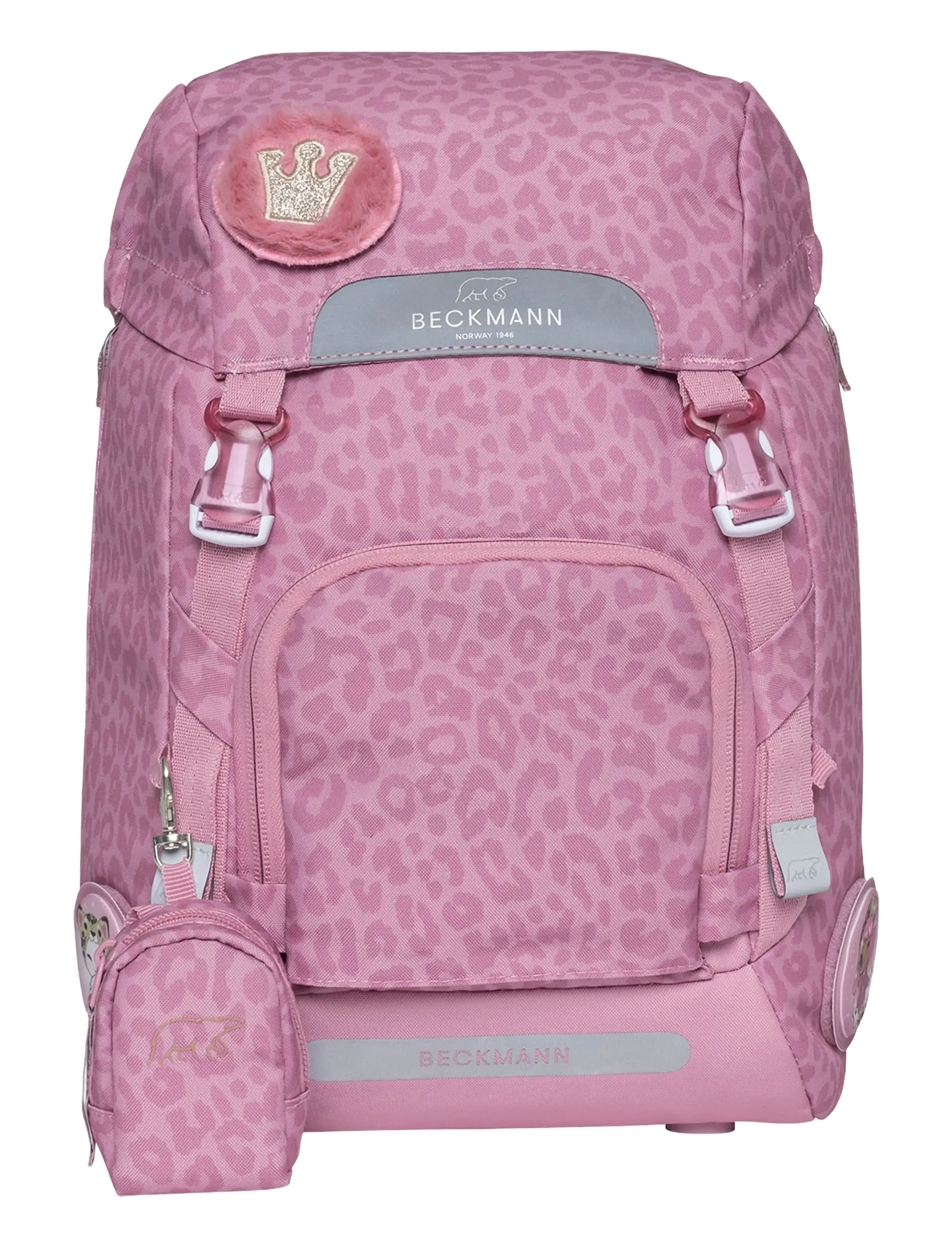 Beckmann Norway - Classic 22L - Furry - schultaschen - pink - 4
