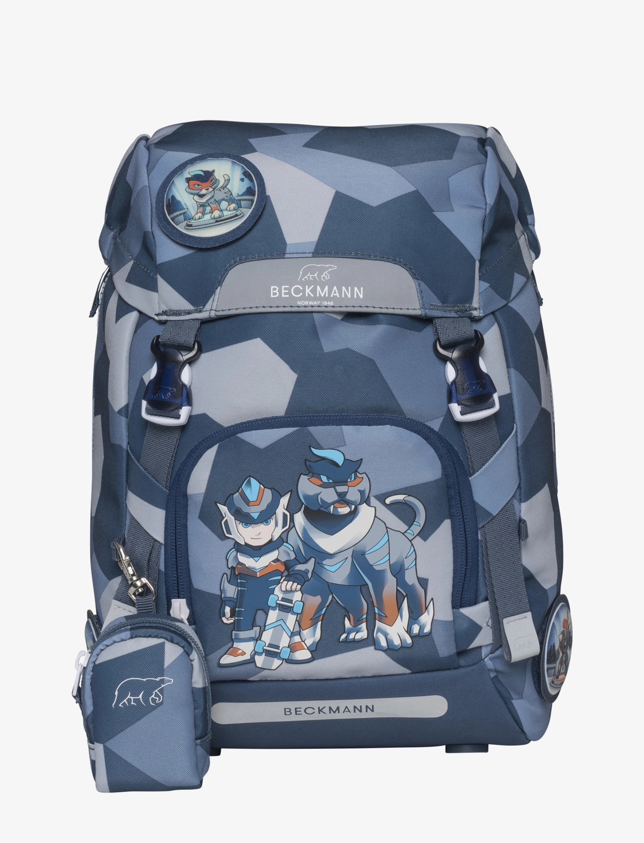 Beckmann Norway Classic, Tiger Race, 22 L, Navy, Tasker > Rygsække, Børn