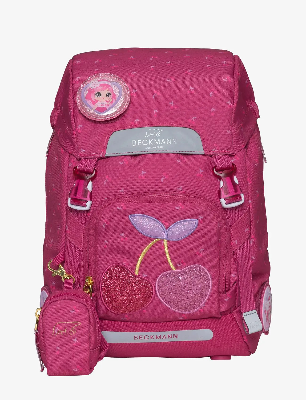 Beckmann Norway - Classic, Cherry - school bags - cherry - 0