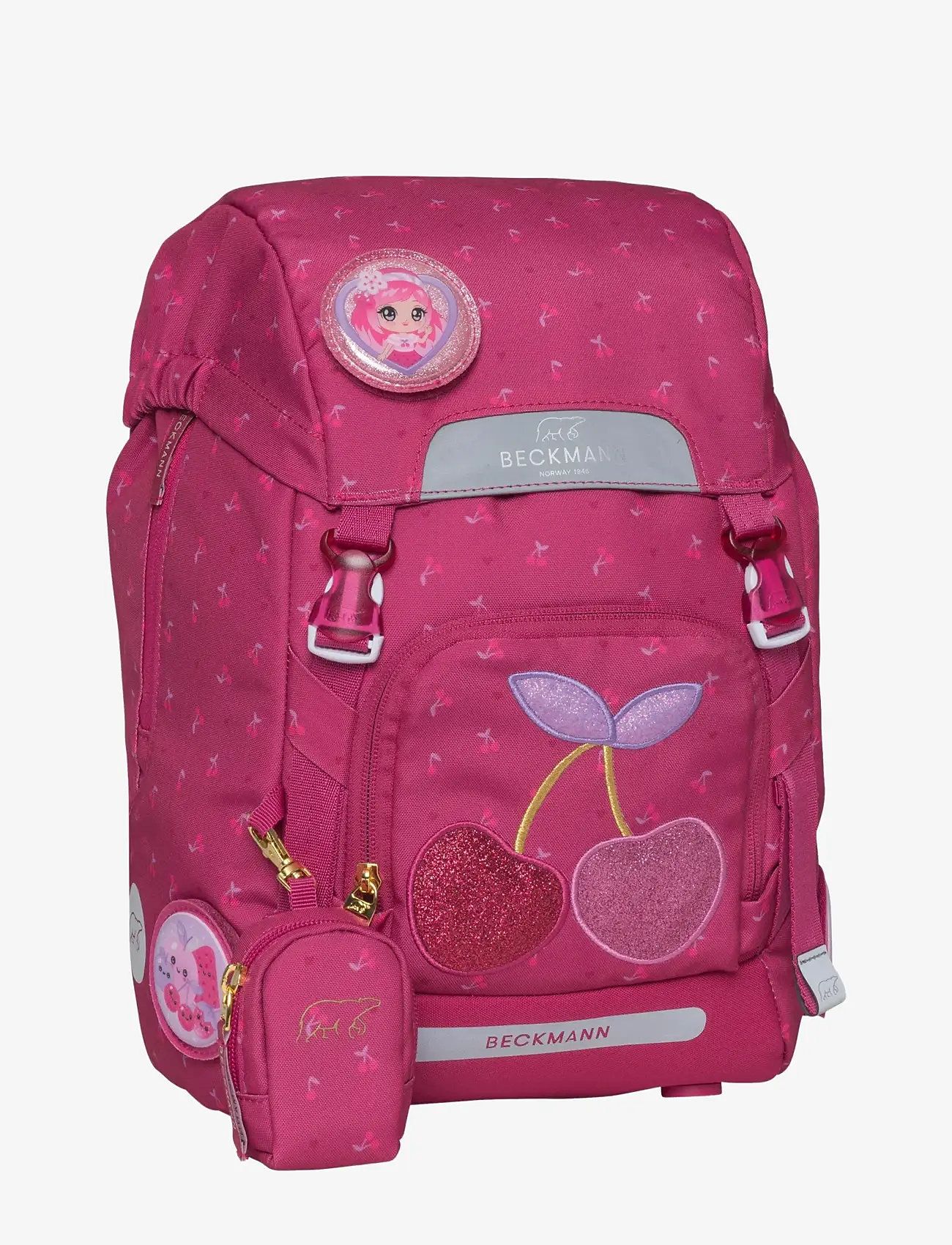 Beckmann Norway - Classic, Cherry - school bags - cherry - 2