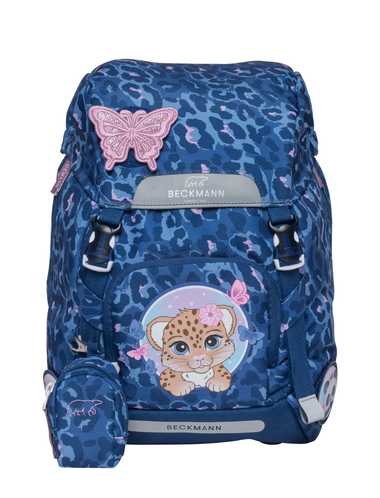 Beckmann Norway Classic, Cheeta, 22 L, Navy, Tasker > Rygsække, Børn