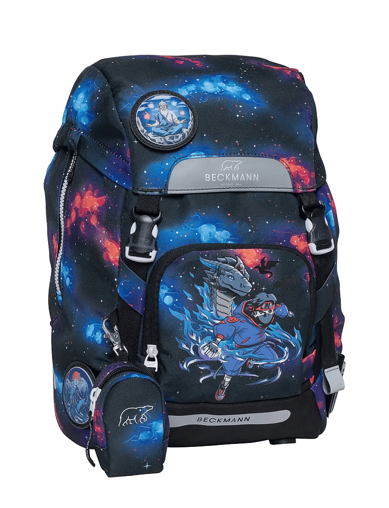 Beckmann Norway - Classic, Ninja Elements - skoletasker - black - 2