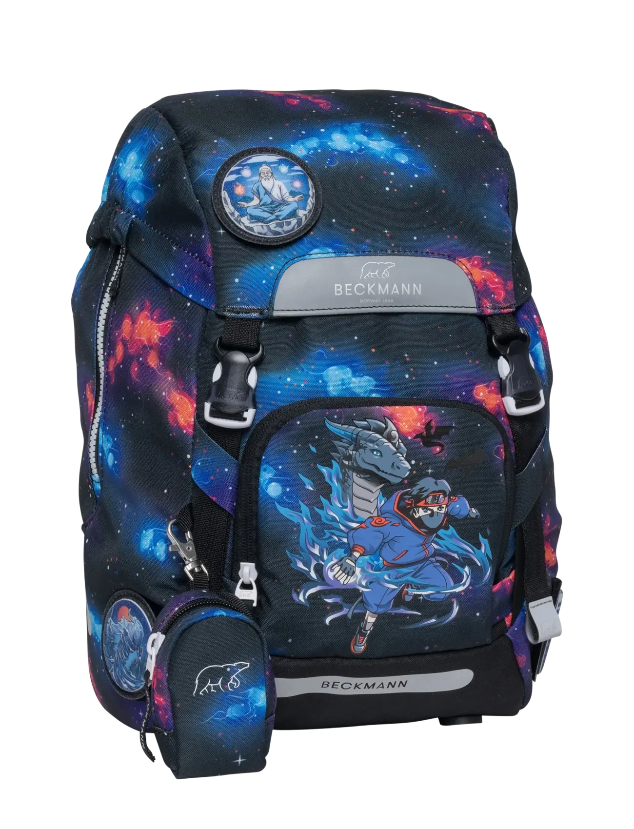 Beckmann Norway - Classic, Ninja Elements - schultaschen - black - 2