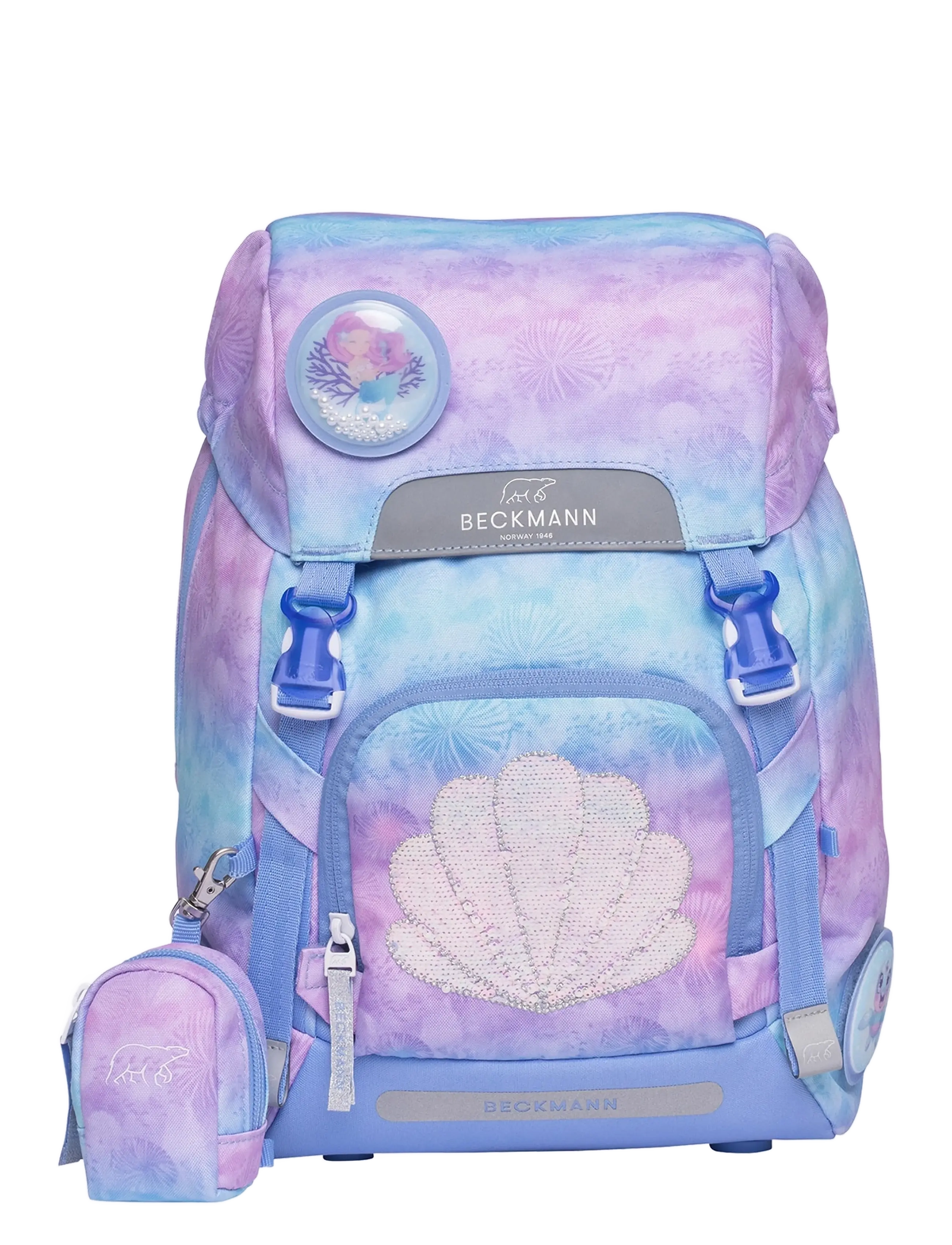Beckmann Norway Classic, Seashell - School bags - PURPLE / pink/rose