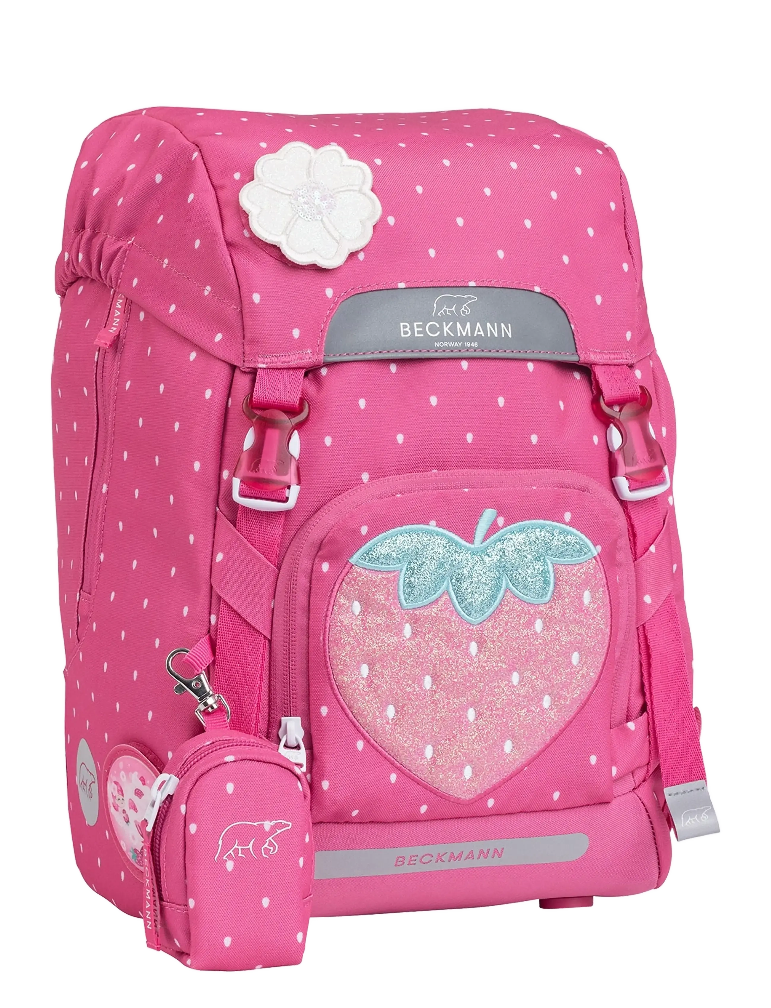 Beckmann Norway - Classic, Strawberry - sacs d'école - pink - 3