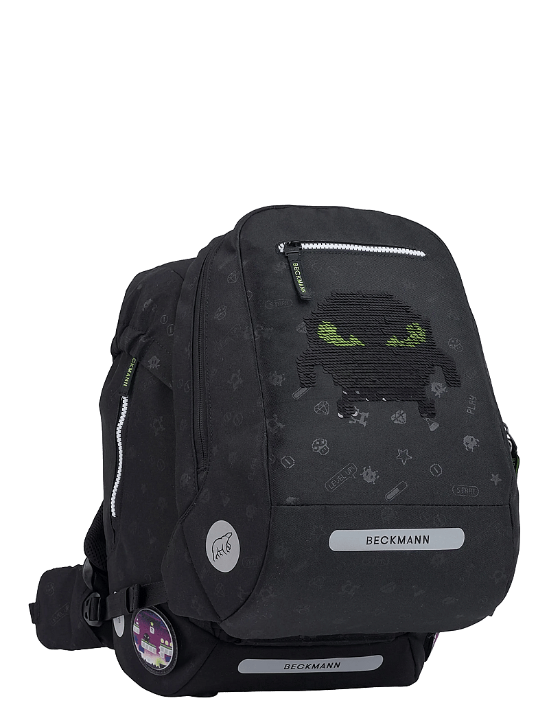 Beckmann Norway - Classic, Pixel - skoletasker - black - 1