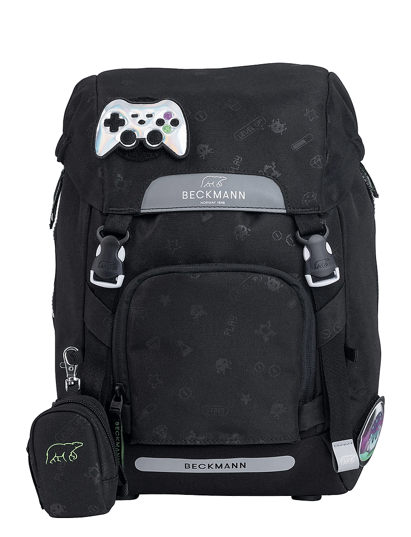 Beckmann Norway - Classic, Pixel - skoletasker - black - 3