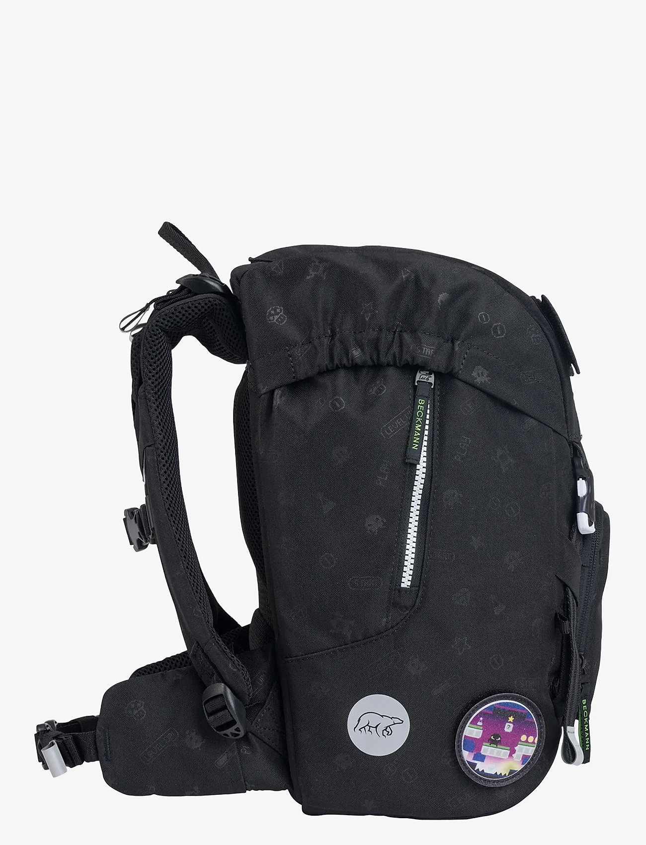 Beckmann Norway - Classic, Pixel - skoletasker - black - 5