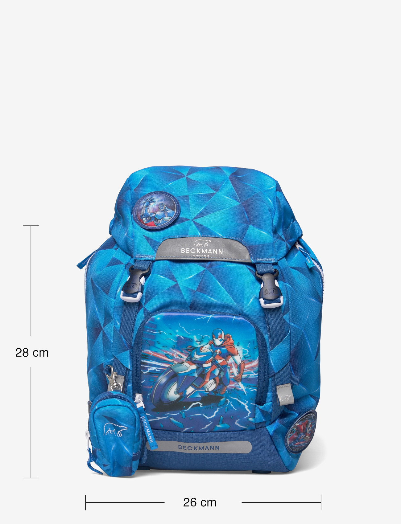 Beckmann Norway - Classic, Blue Lightning - schultaschen - blue - 4