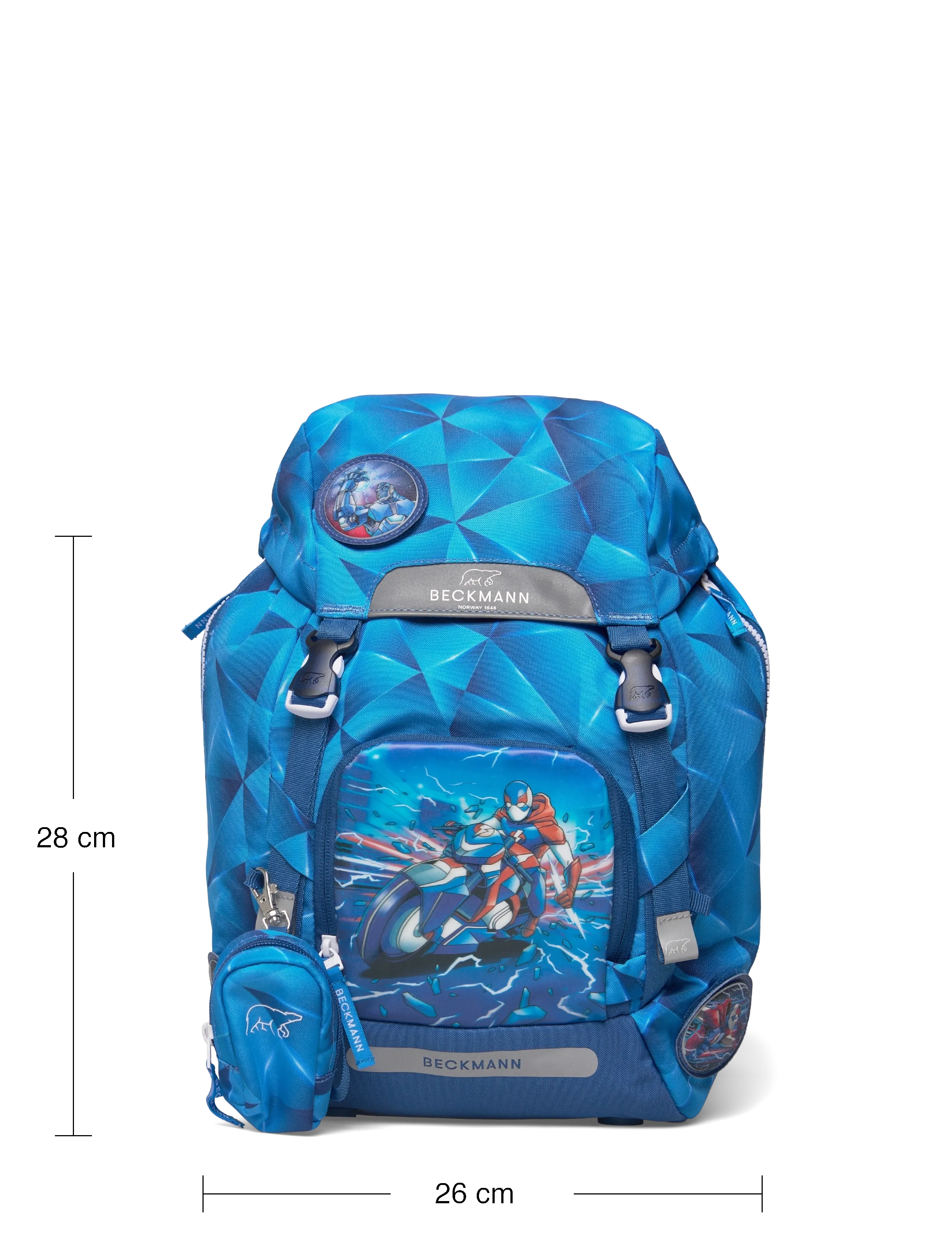 Beckmann Norway - Classic, Blue Lightning - school bags - blue - 4