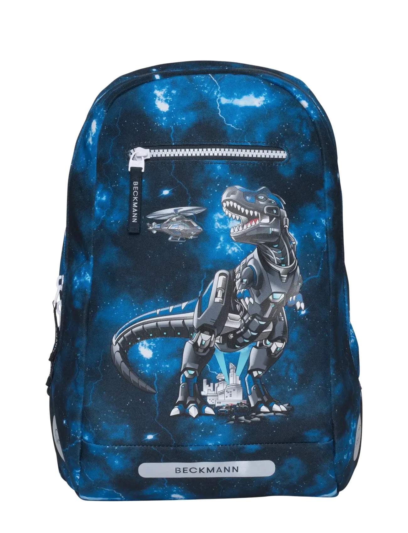 Beckmann Norway Gym-/Hiking Backpack, Tech Rex, Børn, Tech Rex Skoletaske, Blå, Str: 12 L