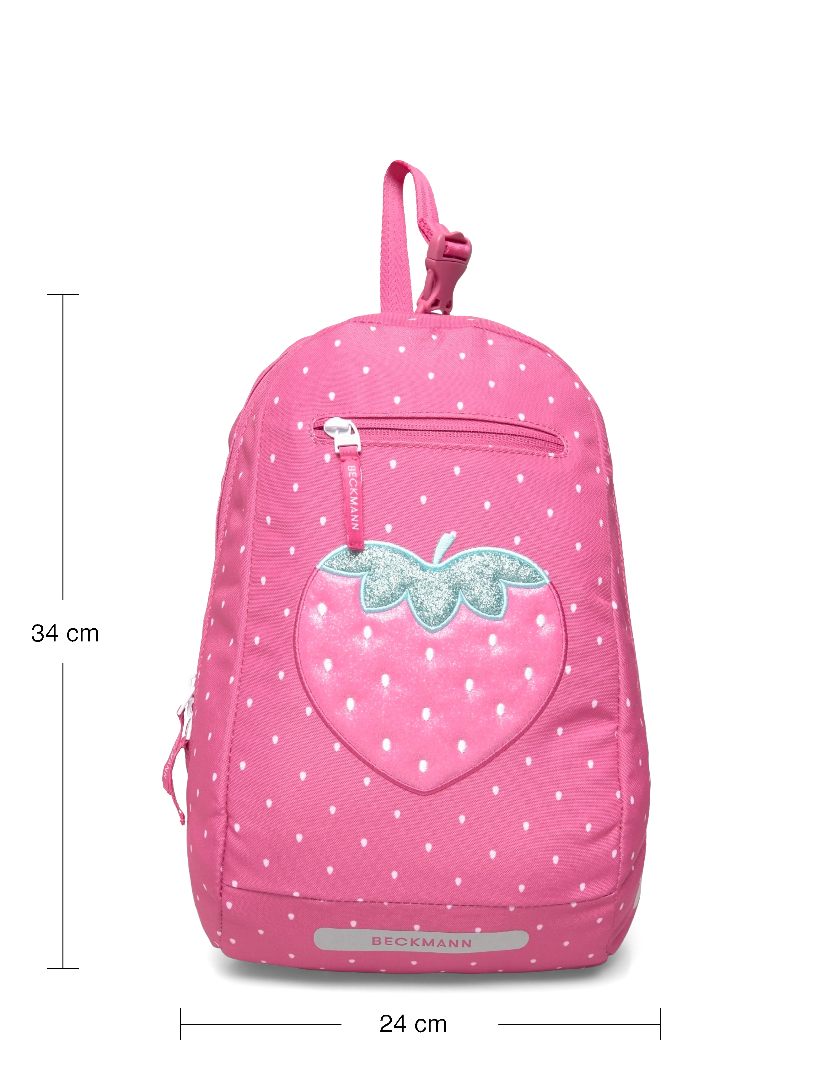 Beckmann Norway - Gym-/hiking backpack, Strawyberry - skoletasker - pink - 3