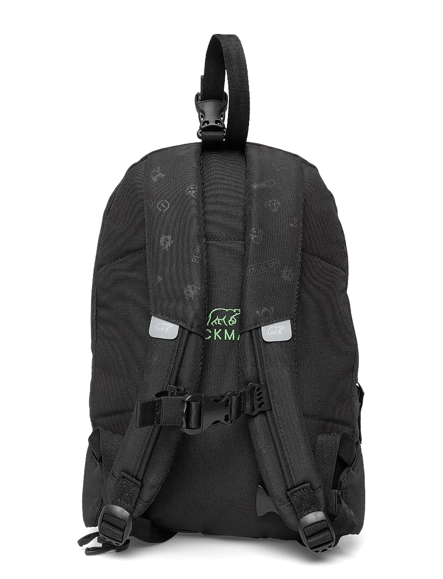 Beckmann Norway - Gym-/hiking backpack, Pixel - koolikotid - black - 1