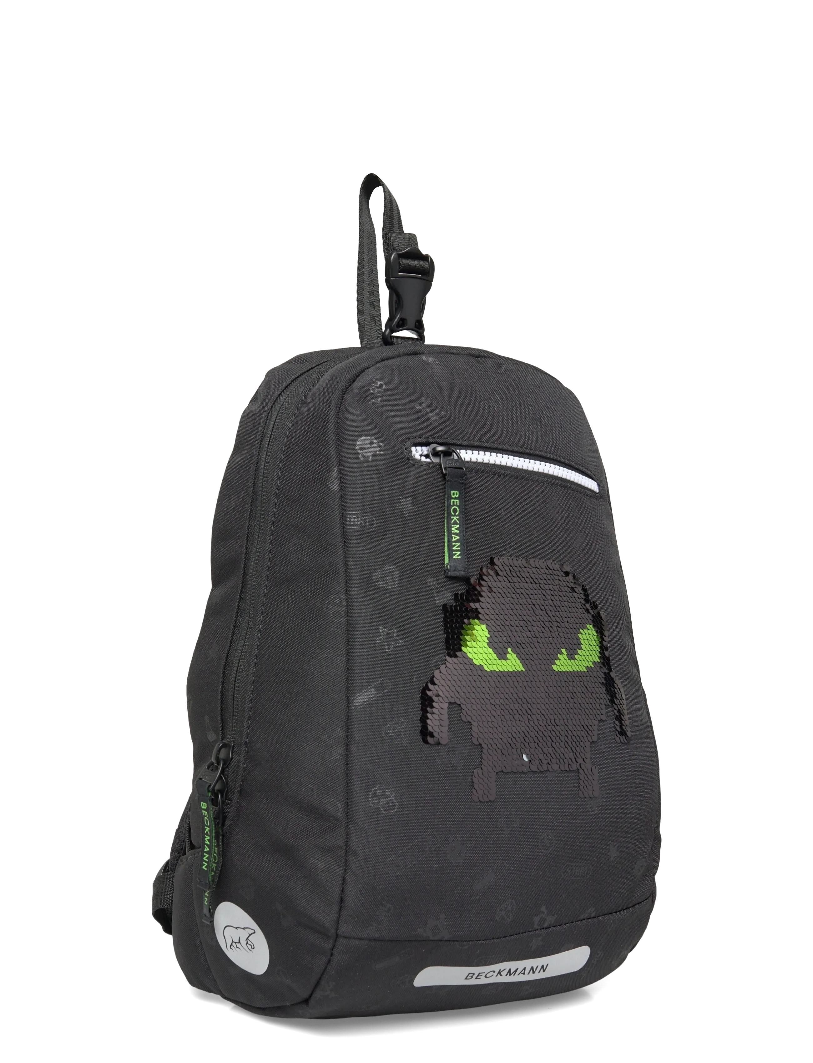 Beckmann Norway - Gym-/hiking backpack, Pixel - koolikotid - black - 2