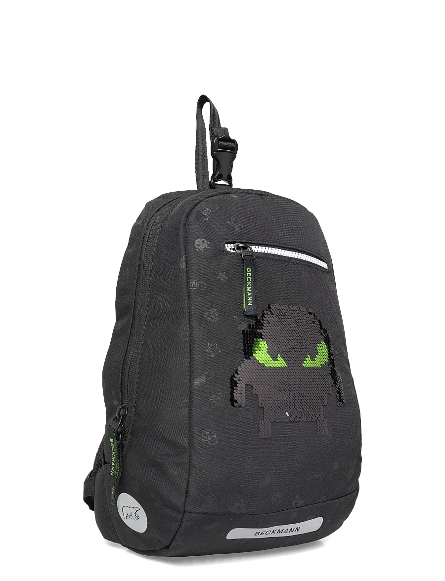 Beckmann Norway - Gym-/hiking backpack, Pixel - koolikotid - black - 2
