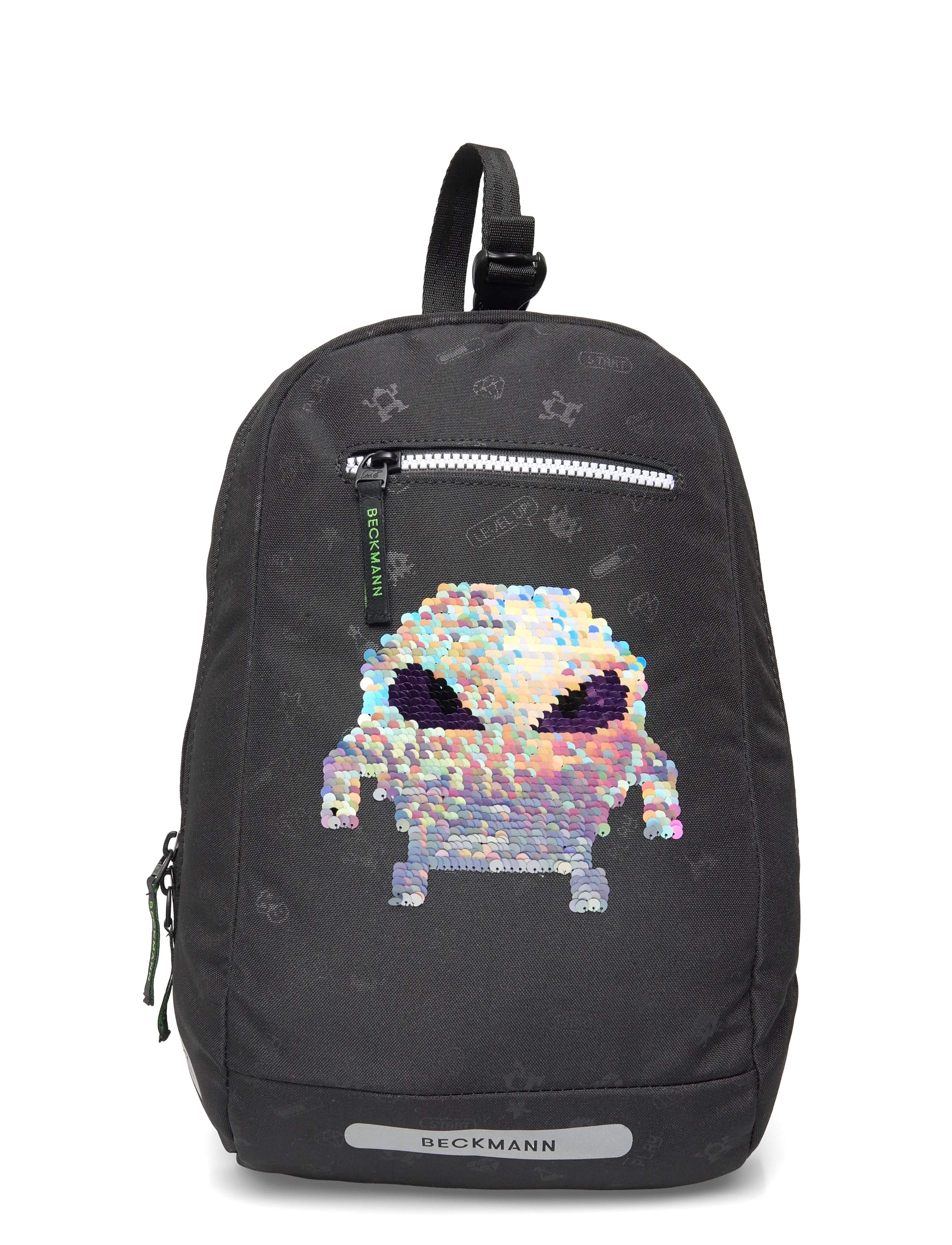 Beckmann Norway - Gym-/hiking backpack, Pixel - koolikotid - black - 3