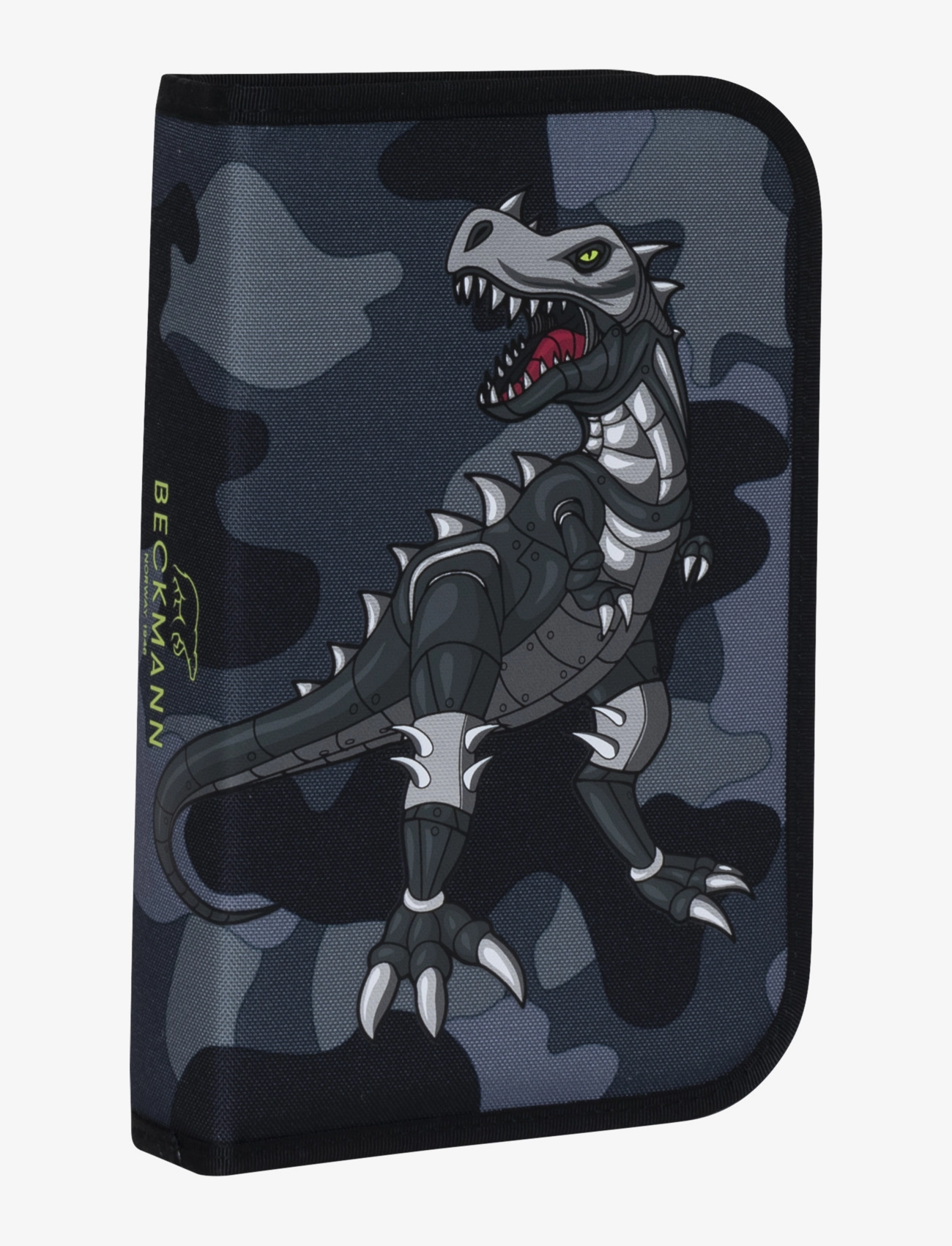 Beckmann Norway Single-section pencil case - Camo Rex - Federmäppchen - BLACK / black