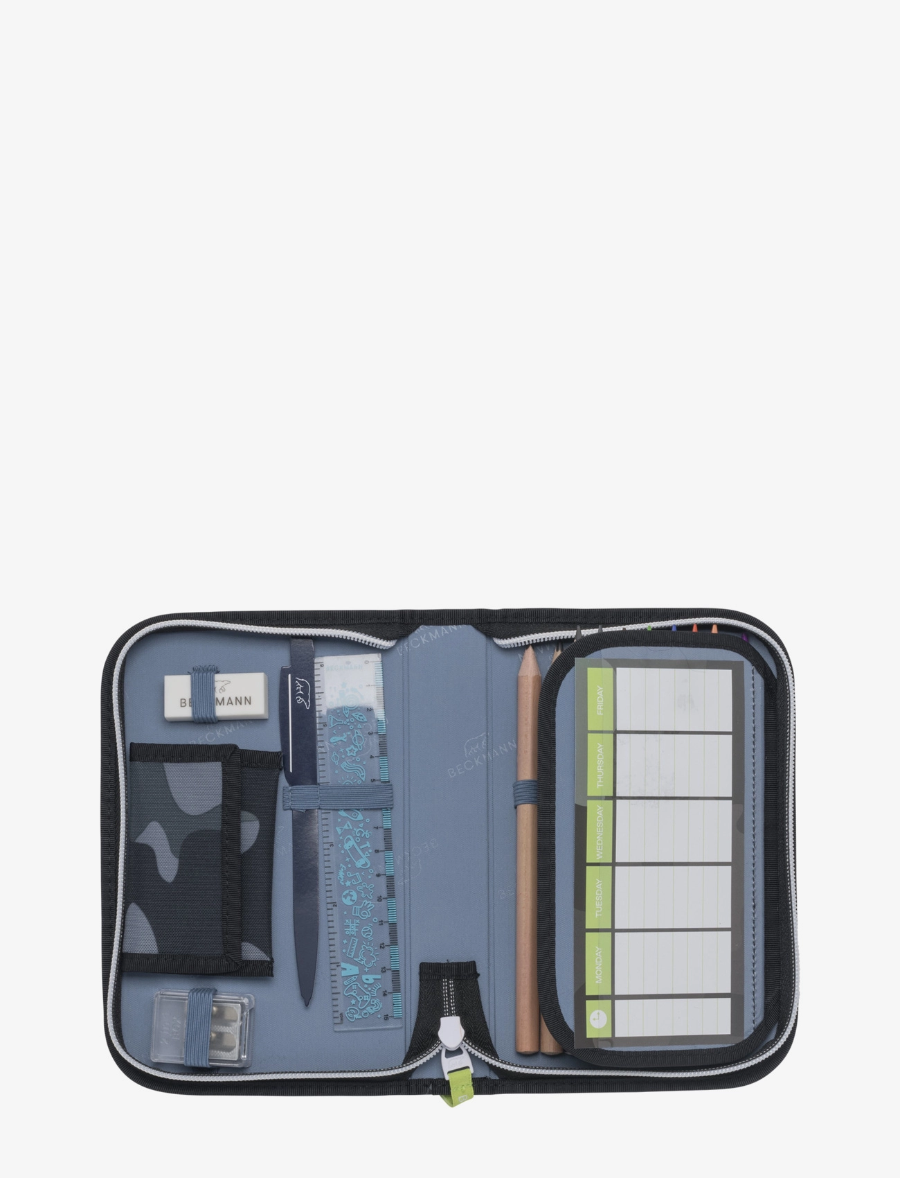 Beckmann Norway - Single-section pencil case - Camo Rex - pinalid - black - 2