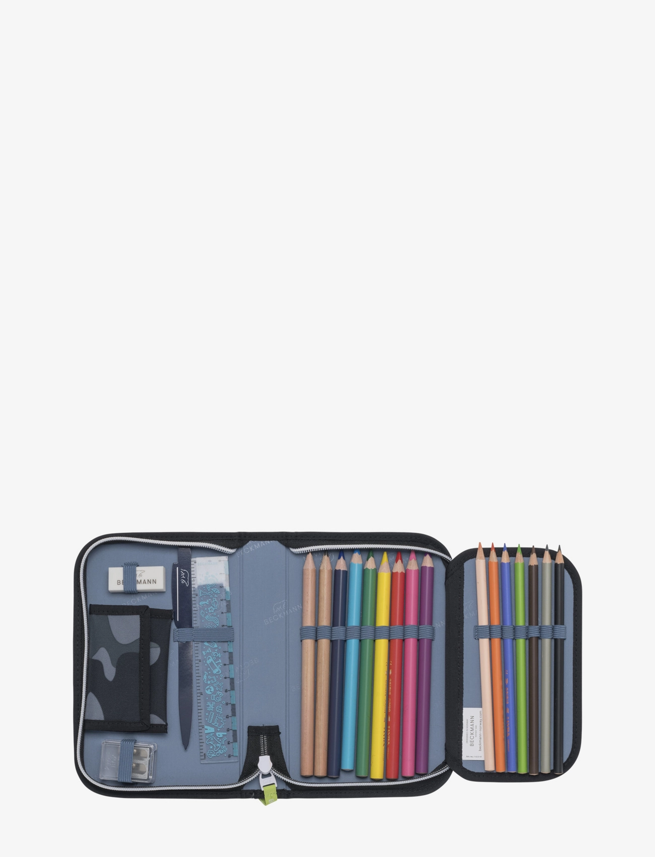 Beckmann Norway - Single-section pencil case - Camo Rex - pinalid - black - 3