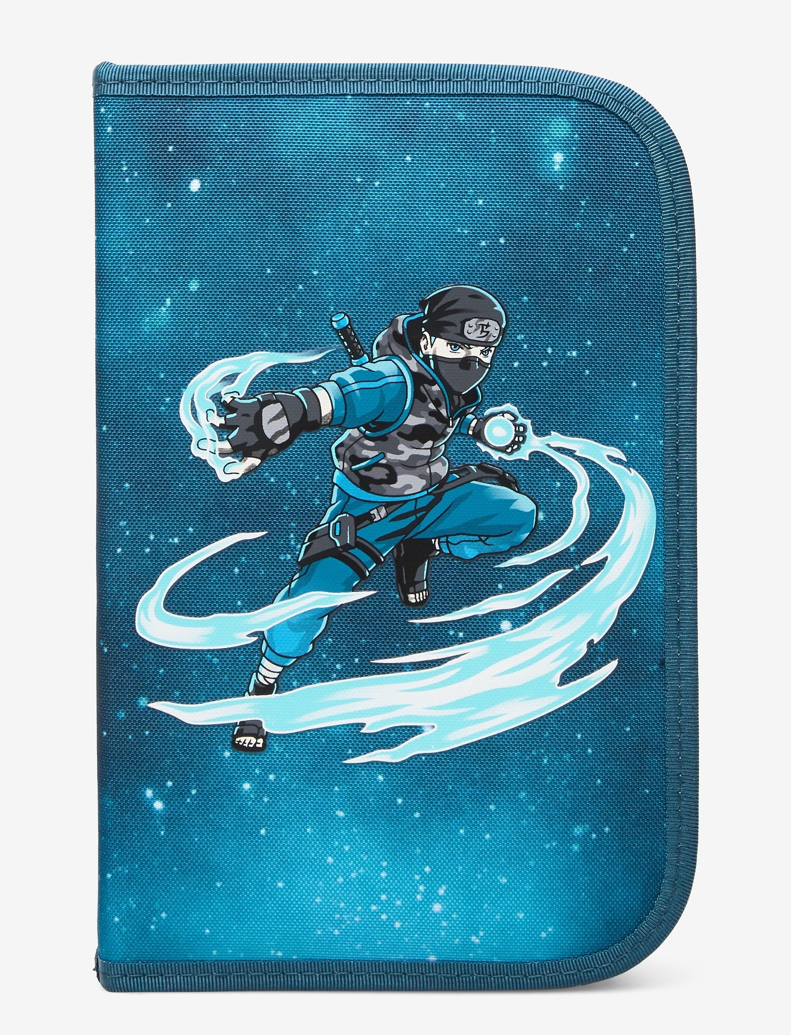 Single-section pencil case - Ninja Master - GREEN