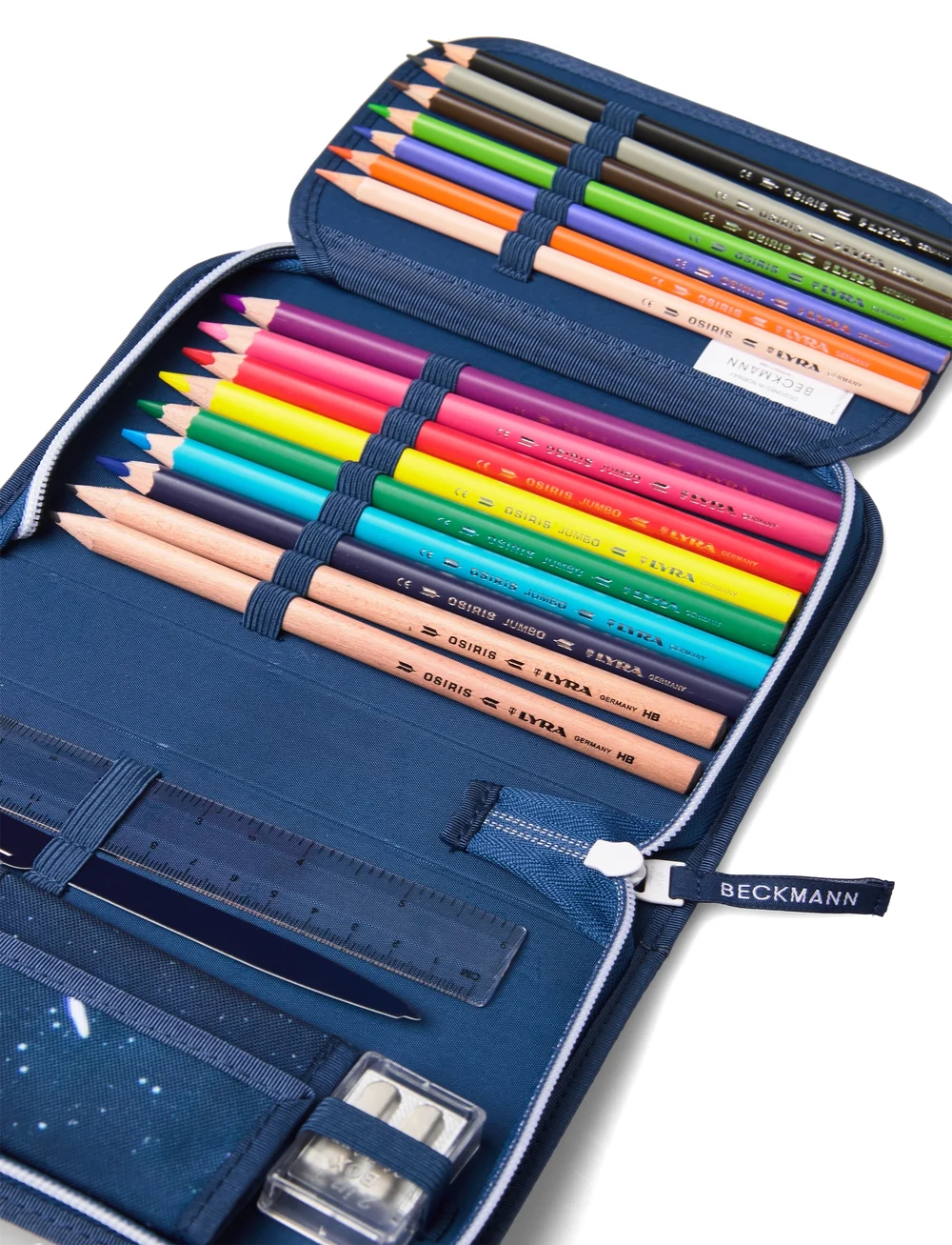 Beckmann Norway - Single-section pencil case - Space Mission - pencil cases - blue - 4