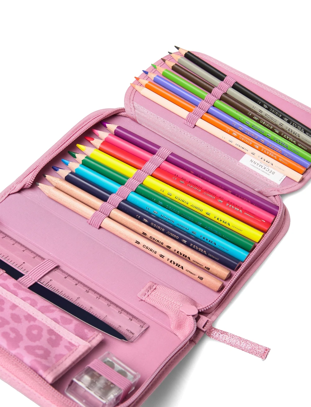 Beckmann Norway - Single-section pencil case - Furry - pencil cases - pink - 4