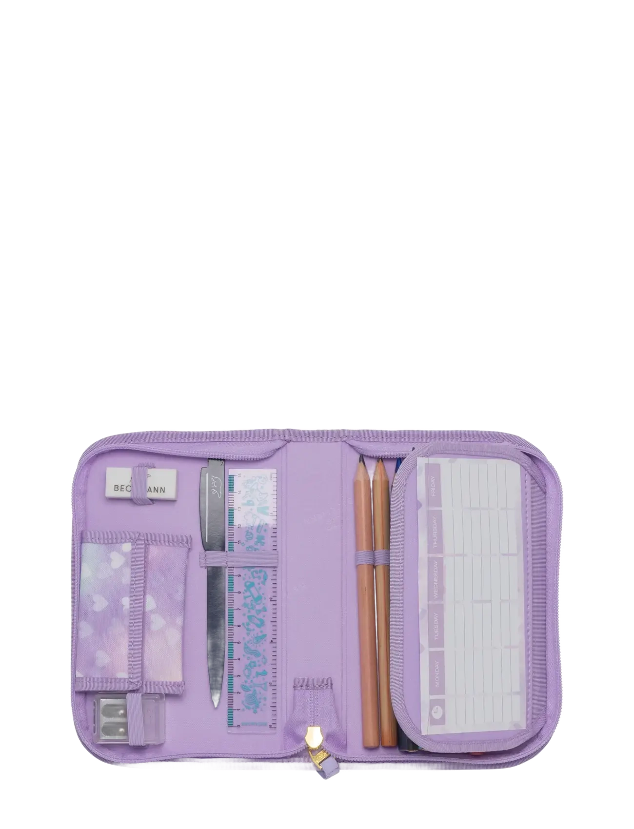 Beckmann Norway - Single section pencil case w/content, Unicorn Princess Purple - federmäppchen - unicorn princess purple - 1