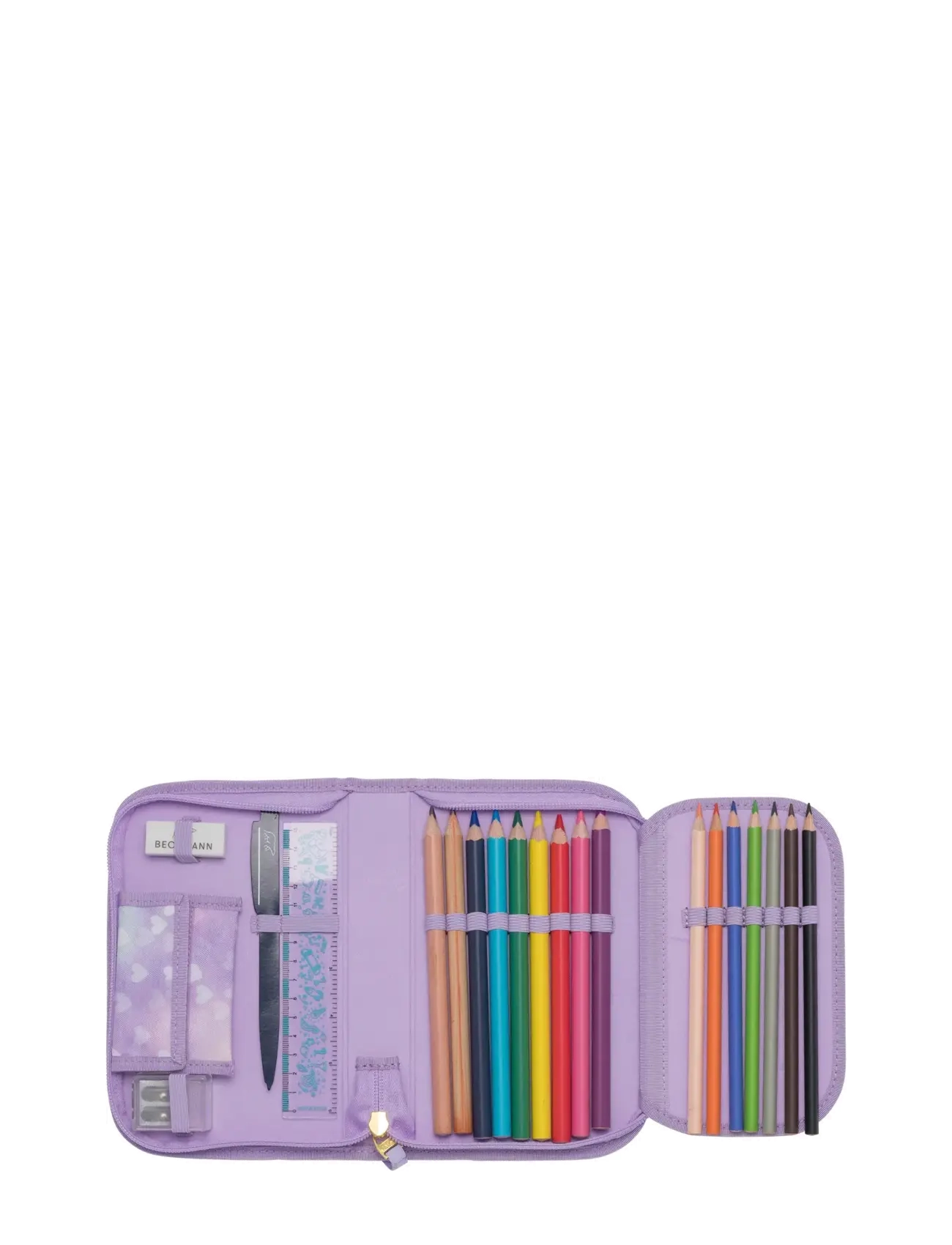 Beckmann Norway - Single section pencil case w/content, Unicorn Princess Purple - federmäppchen - unicorn princess purple - 2