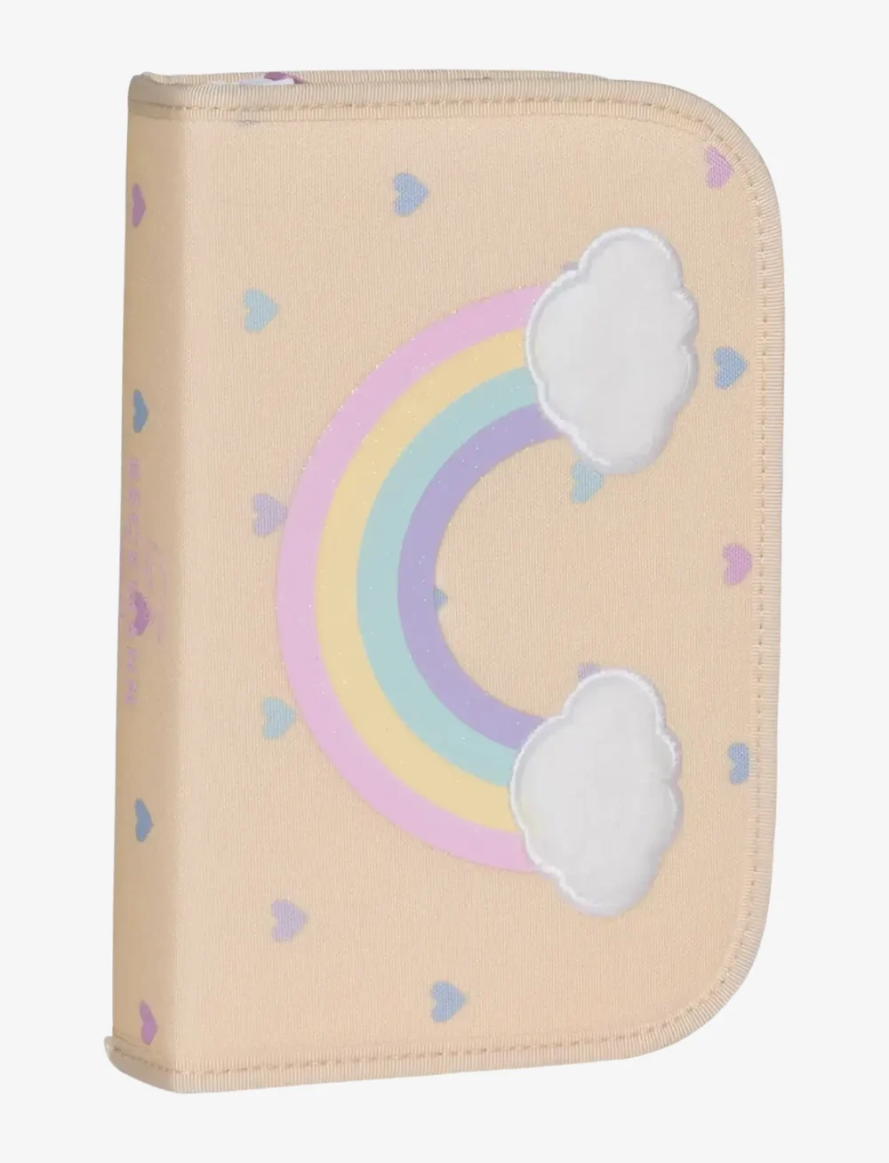 Beckmann Norway - Single section pencil case w/content, Yellow Heart - federmäppchen - yellow heart - 0