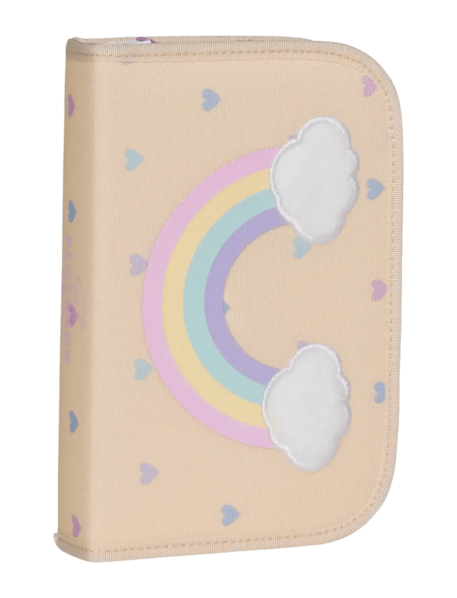 Beckmann Norway - Single section pencil case w/content, Yellow Heart - penaalit - yellow heart - 0