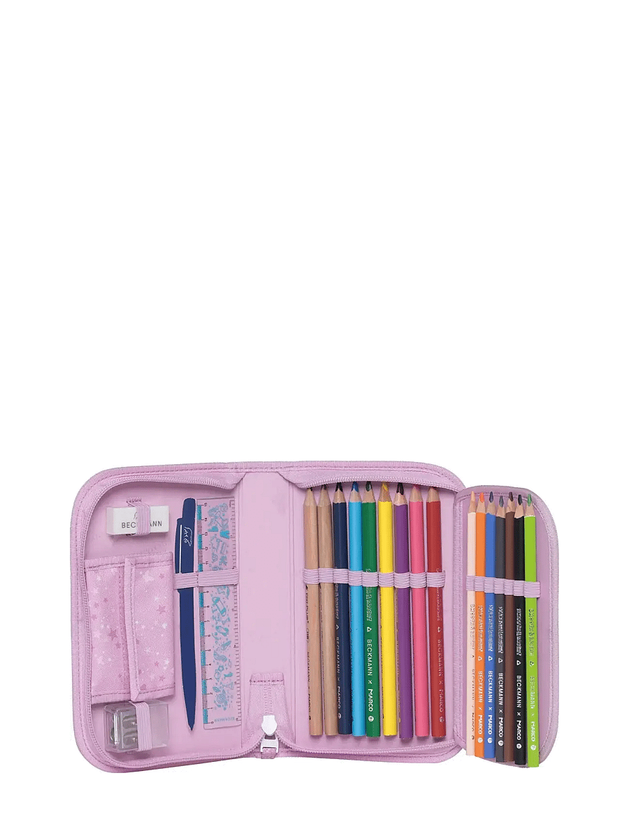 Beckmann Norway - Single section pencil case with content, Rosie - federmäppchen - pink - 2