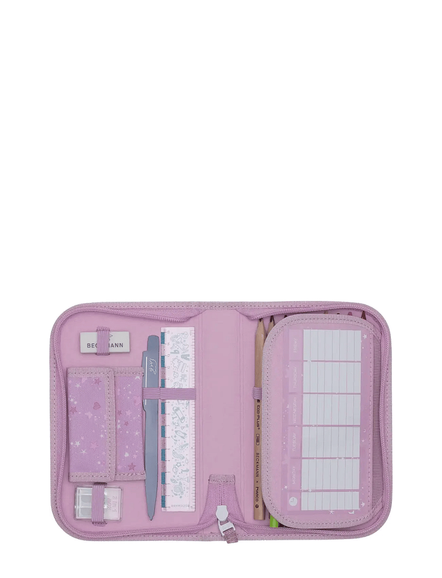 Beckmann Norway - Single section pencil case with content, Rosie - federmäppchen - pink - 3