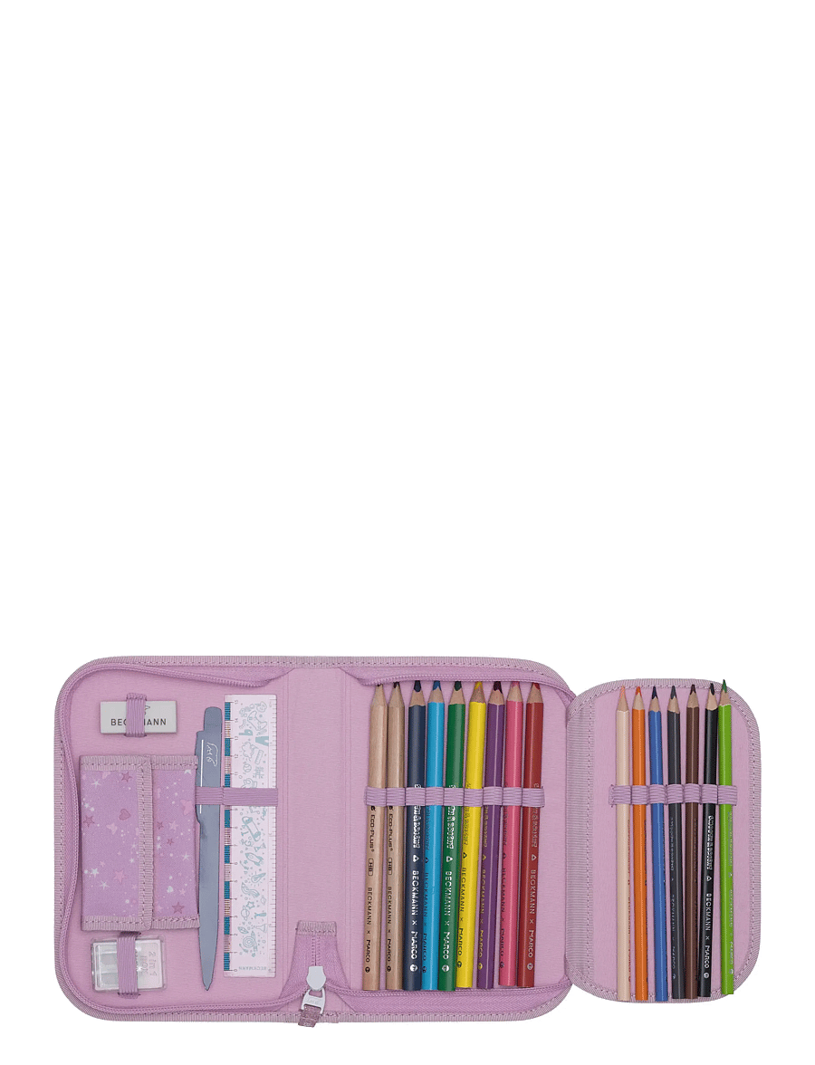 Beckmann Norway - Single section pencil case with content, Rosie - federmäppchen - pink - 4