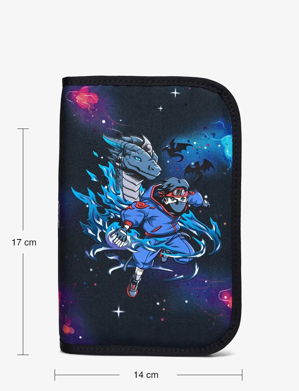 Beckmann Norway - Single section pencil case with content, Ninja Elements - federmäppchen - black - 5