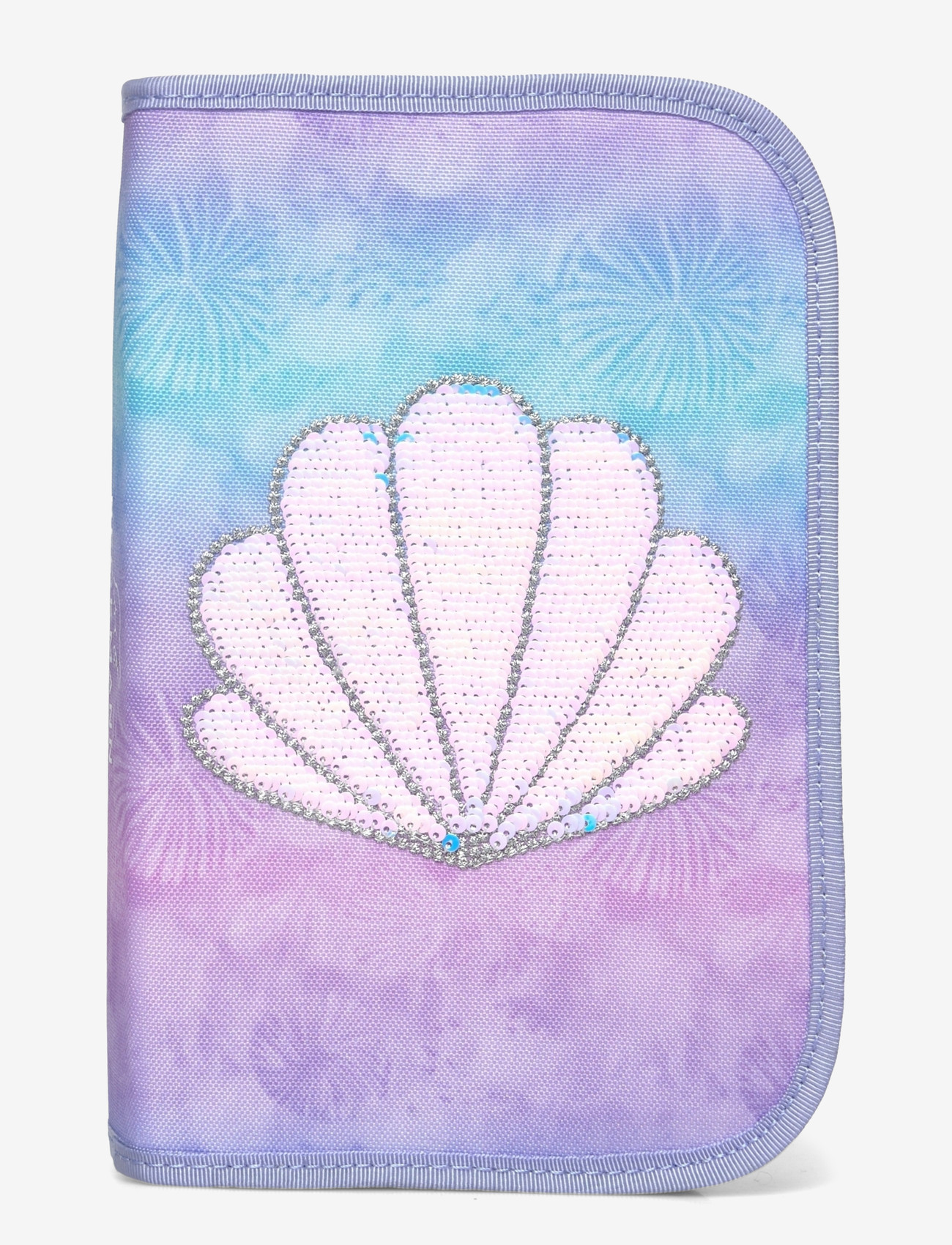 Beckmann Norway - Single section pencil case with content, Seashell - federmäppchen - purple - 0
