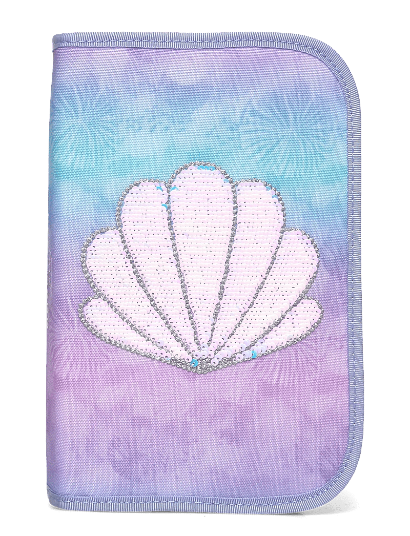 Beckmann Norway - Single section pencil case with content, Seashell - federmäppchen - purple - 0