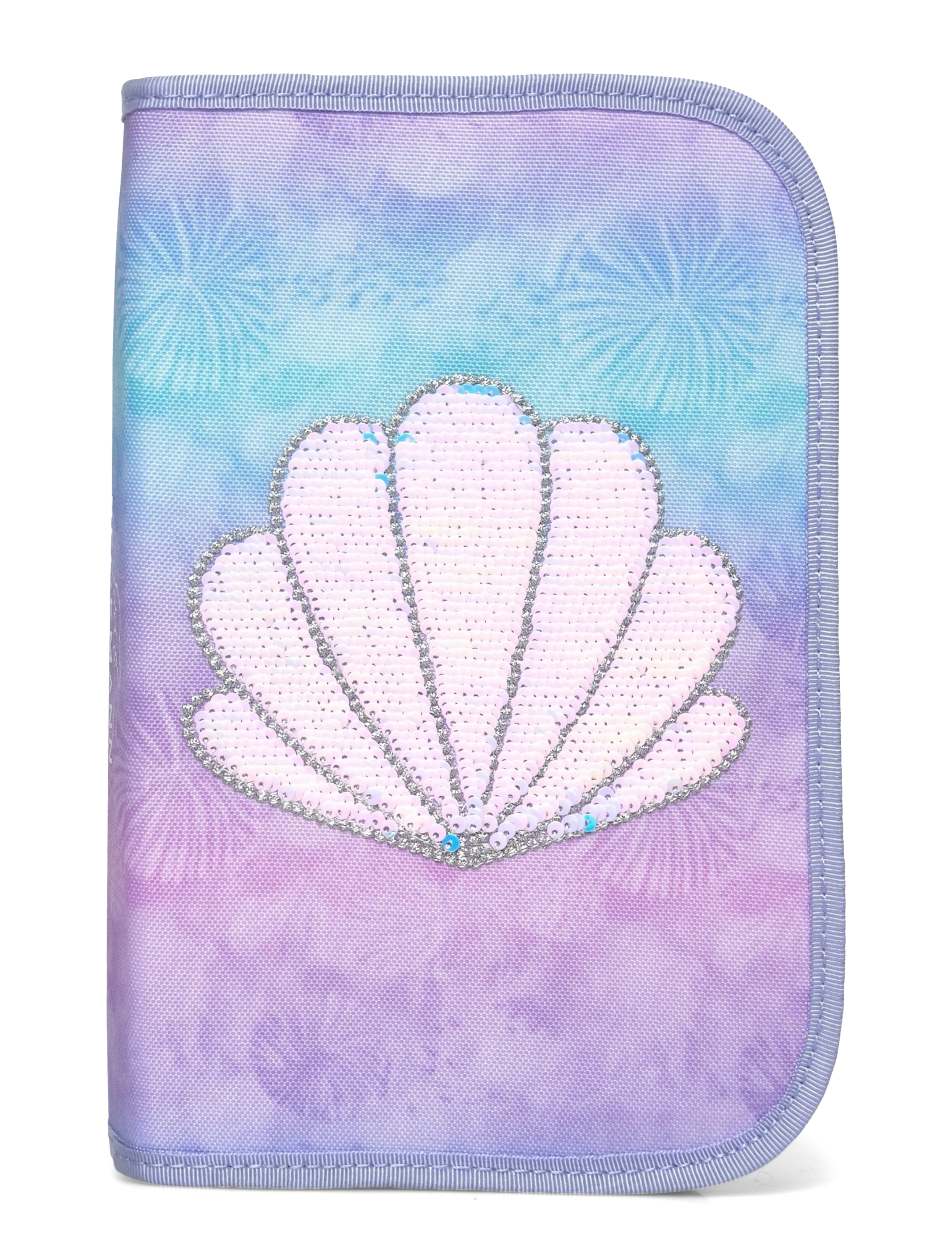 Beckmann Norway Single section pencil case with content, Seashell - Pencil cases - PURPLE / purple