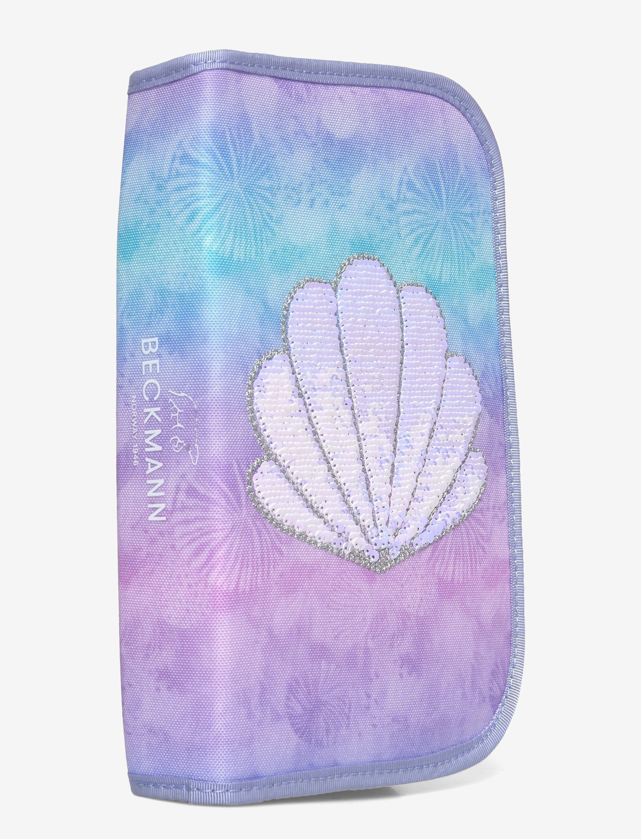 Beckmann Norway - Single section pencil case with content, Seashell - federmäppchen - purple - 2