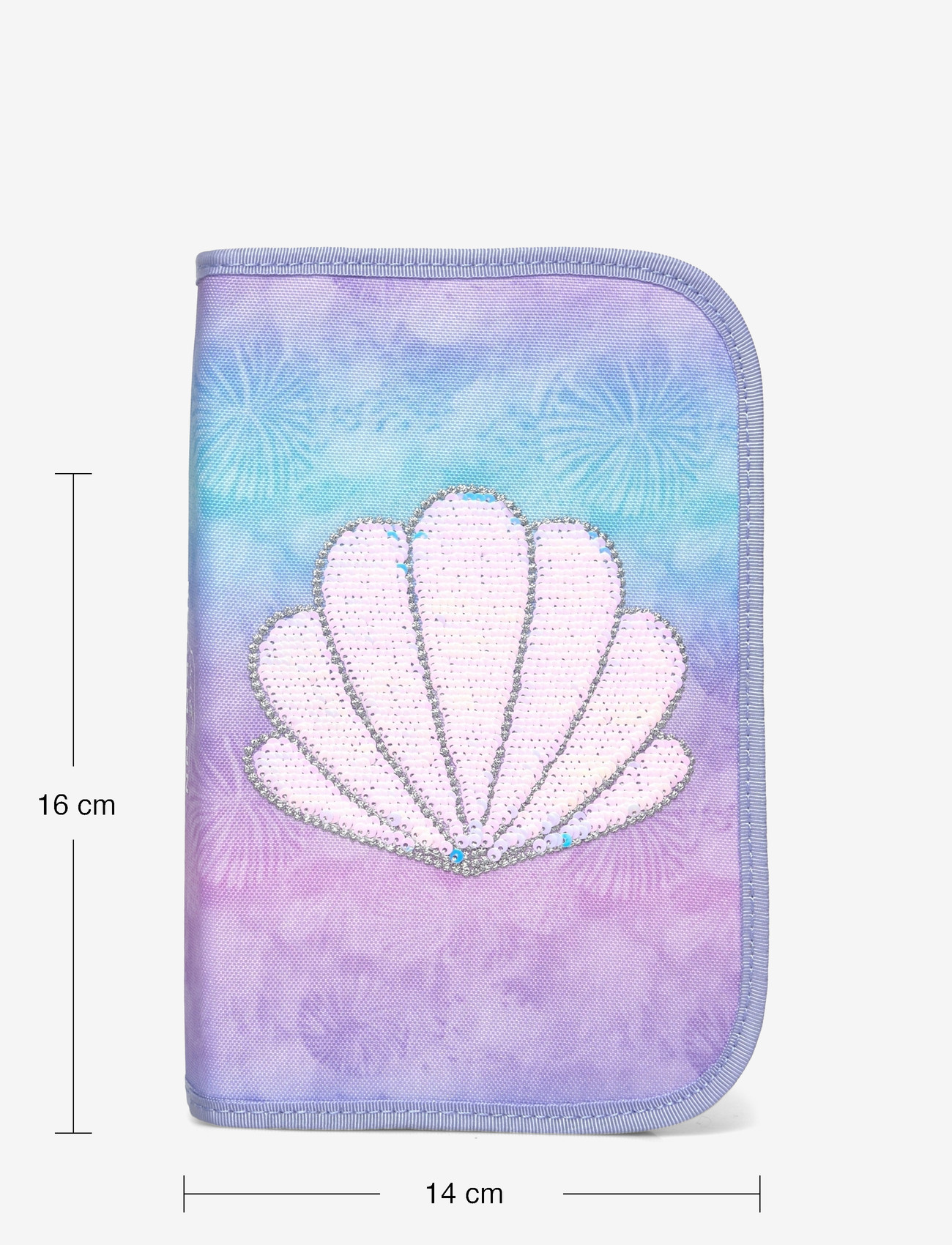 Beckmann Norway - Single section pencil case with content, Seashell - federmäppchen - purple - 3