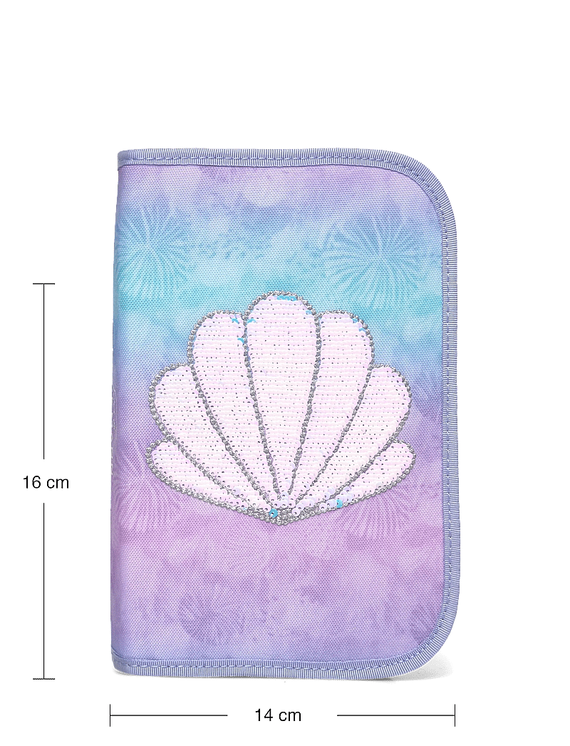 Beckmann Norway - Single section pencil case with content, Seashell - federmäppchen - purple - 3