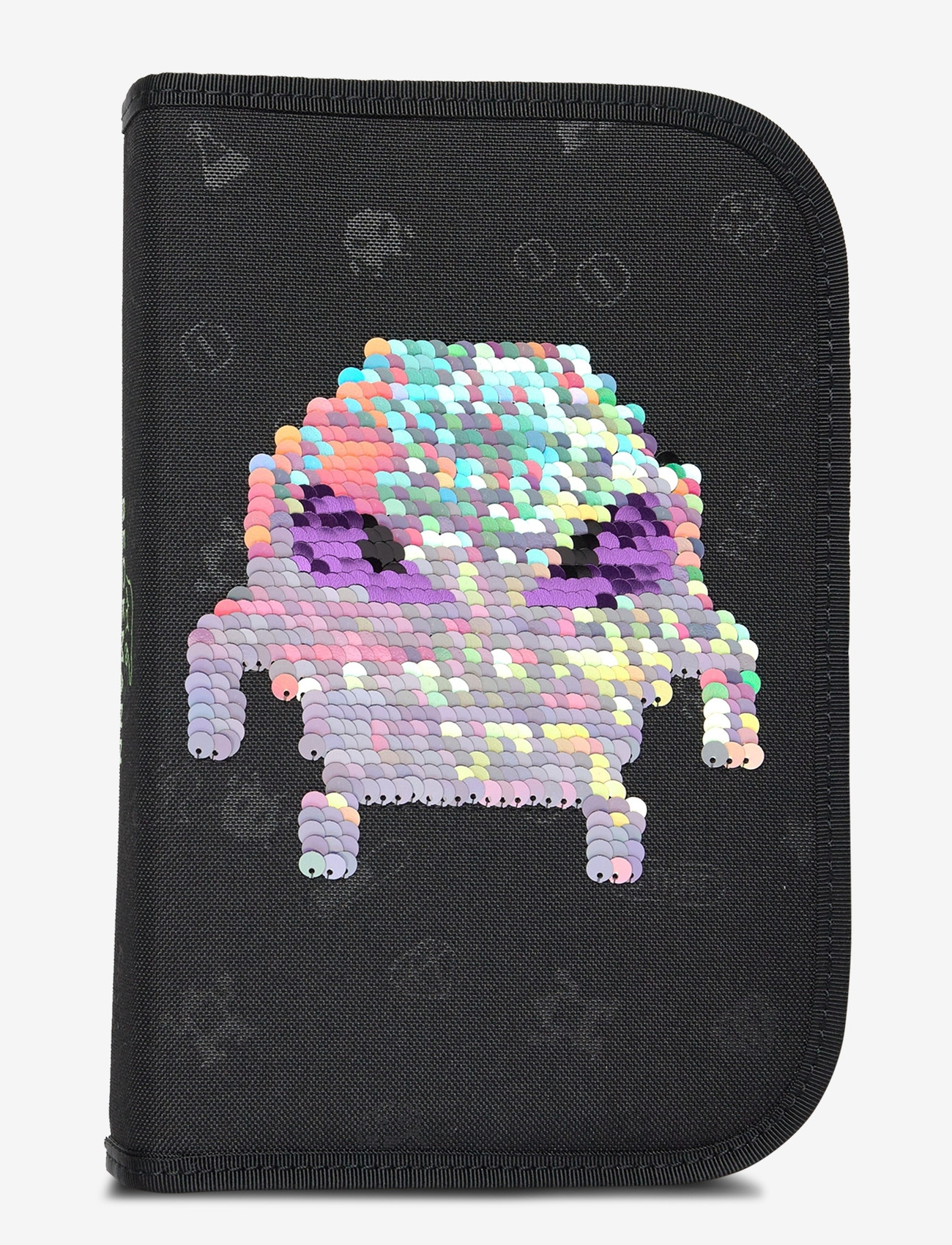 Beckmann Norway - Single section pencil case with content, Pixel - federmäppchen - black - 3